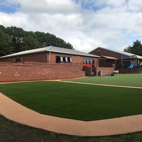 Glebe Academy Cork flooring safety surface installation